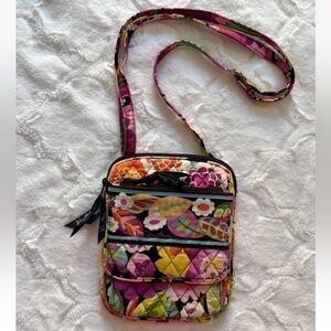 Vera Bradley Mini Hipster Crossbody Bag VaVa Voom Pattern